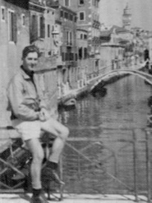 Snapshots from David’s life before Lord Howe: Venice, Europe and the UK 1949-50