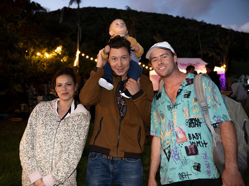 A group of people out enjoying the Potato in the Paddock event recently held on Lord Howe Island.