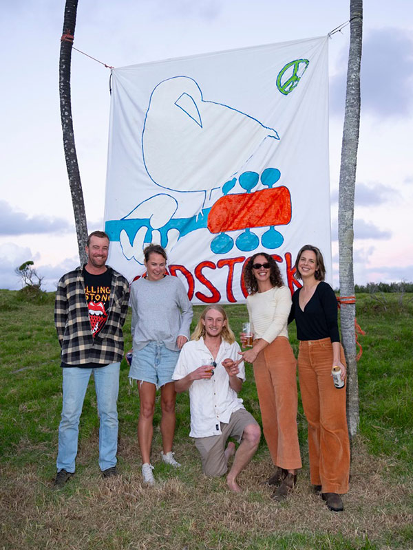 A group of people out enjoying the Potato in the Paddock event recently held on Lord Howe Island.