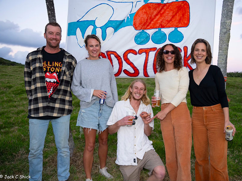 A group of people out enjoying the Potato in the Paddock event recently held on Lord Howe Island.