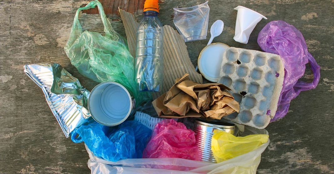 A photo that shows Household waste.