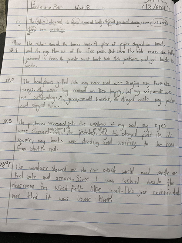 Here at LHICS, we are very proud of our amazing students who show strengths and skills in so many areas. This week, some of our aspiring poets have wowed us with their clever work and talents.