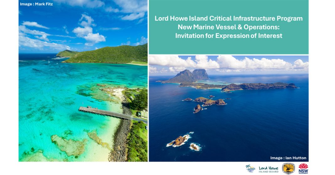 Invitation for Expression of Interest for the New Marine Vessel & Operations project