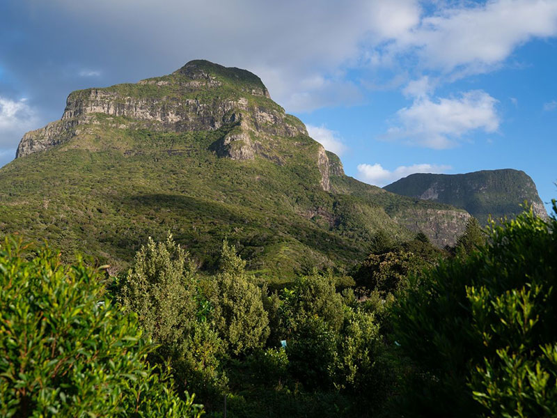 A beautiful winter image of Lord Howe Island