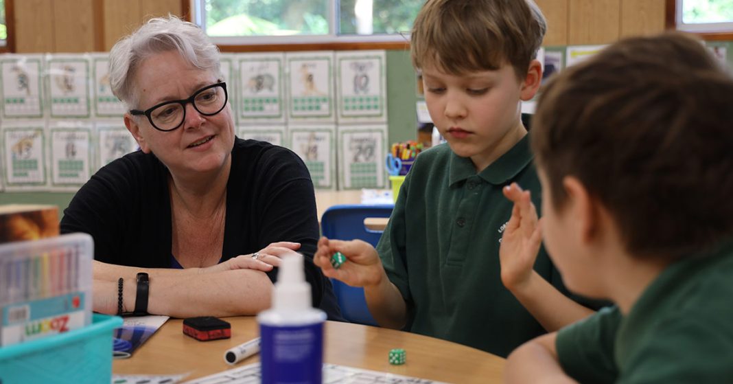 NSW Minister for Environment, Penny Sharpe visits the Lord Howe Island School students