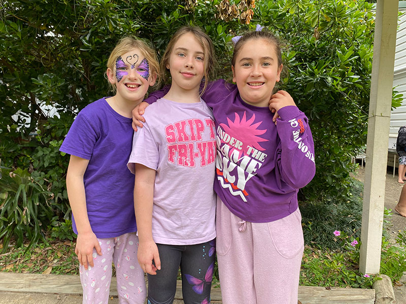 Lord Howe Island School came together during August in a show of purple to make a stand against bullying