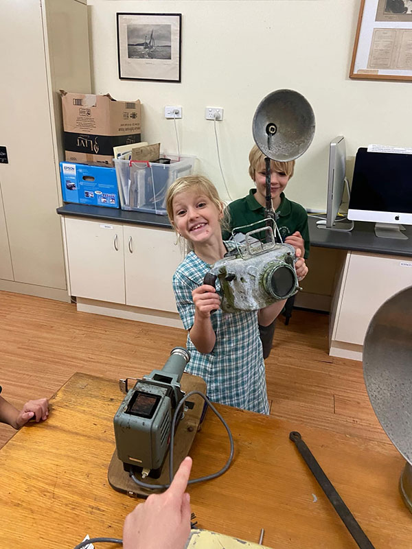 Lord Howe Island school students visit the Lord Howe Island Museum