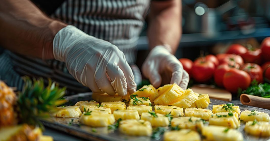 Chef preparing food