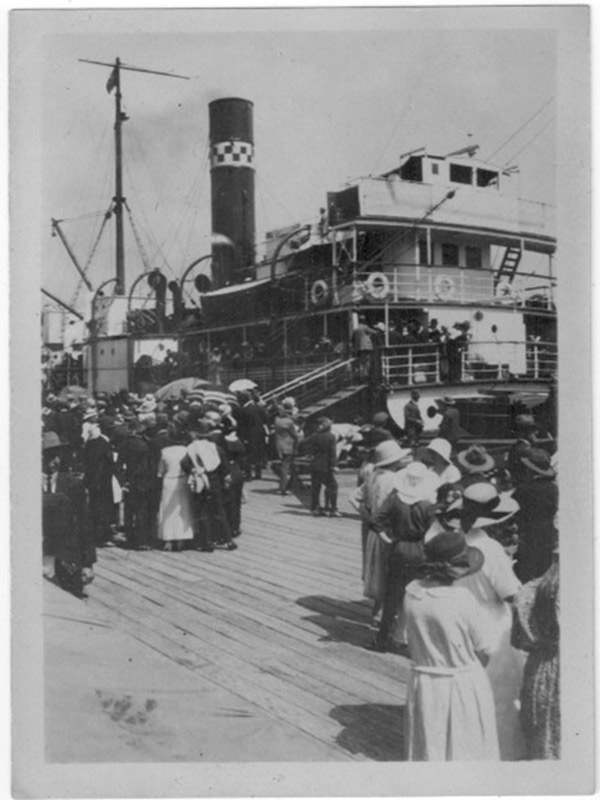 SS Makambo docked in Sydney. Photo LHI Historical Society