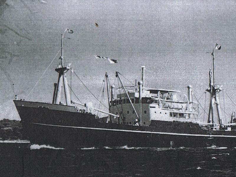 Malaita off Ned’s Beach May, 1953.