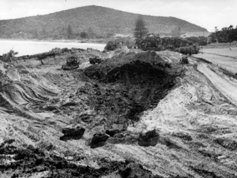 Airstrip construction in the 1970s