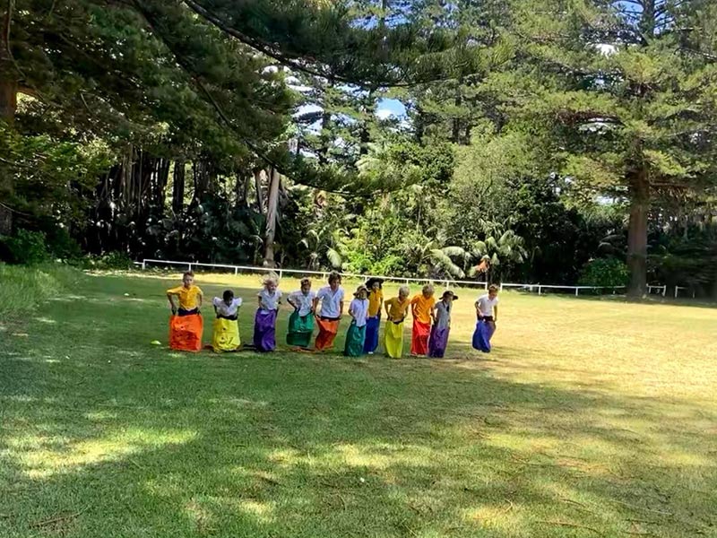 Lord Howe Island Central School celebrates Discovery Day.