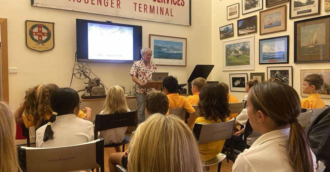 Lord Howe Island Central School celebrates Discovery Day.